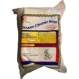 Clean Fairy Vacuum Bags 12 Pack for Oreck Upright Vacuums Type CC